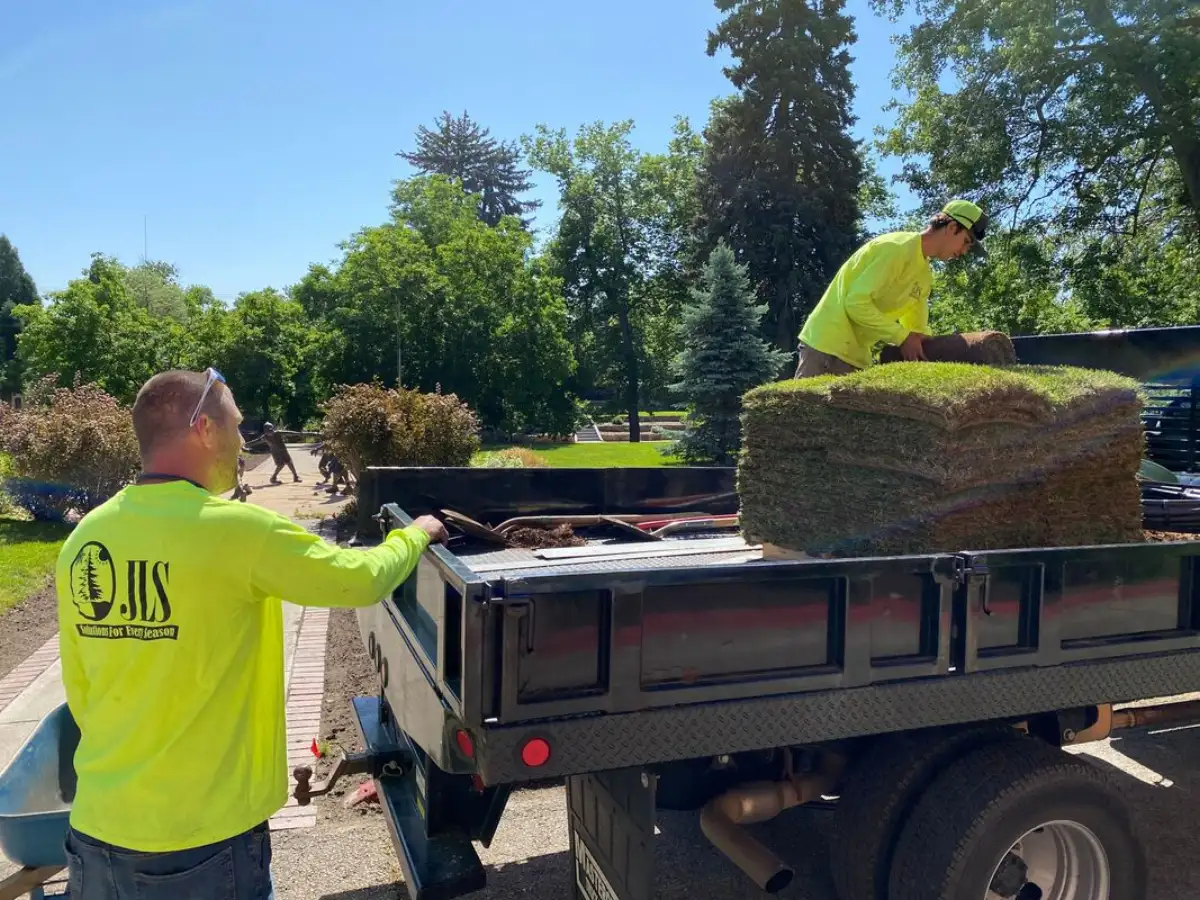 JLS team volunteering at Mt. Saint Vincent Home in Denver