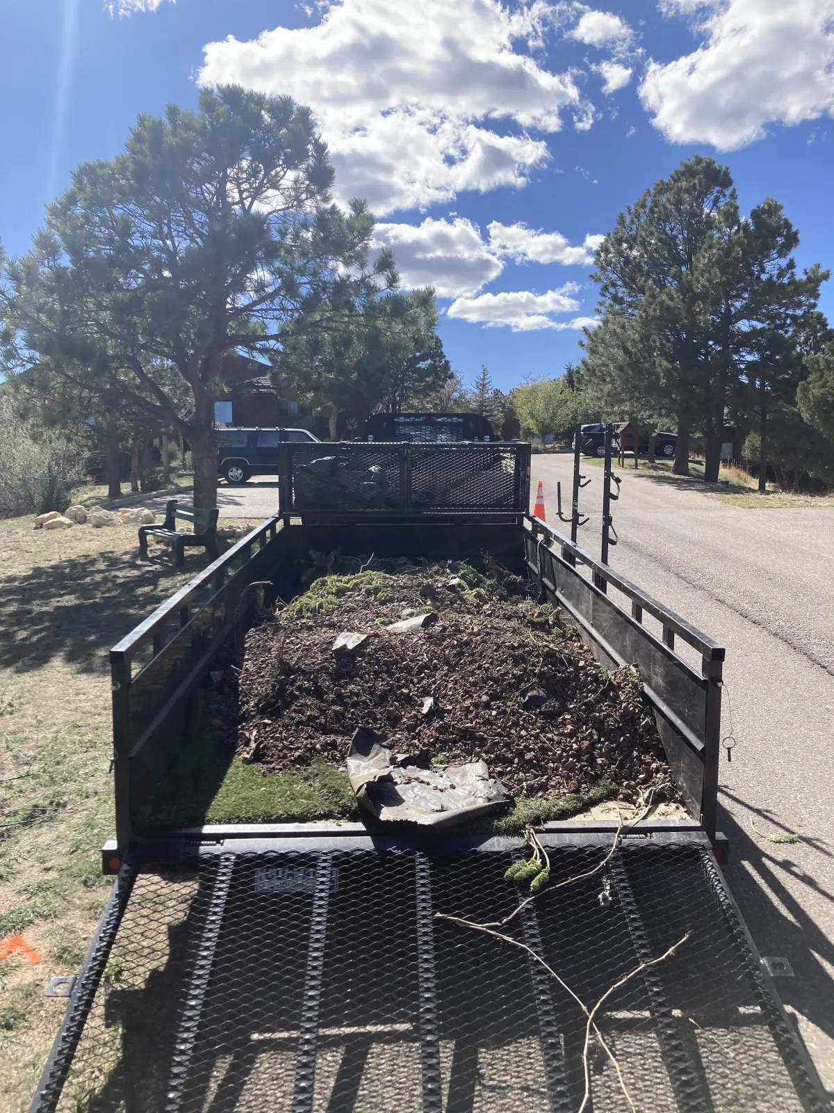 JLS crew maintaining landscape beds in Denver