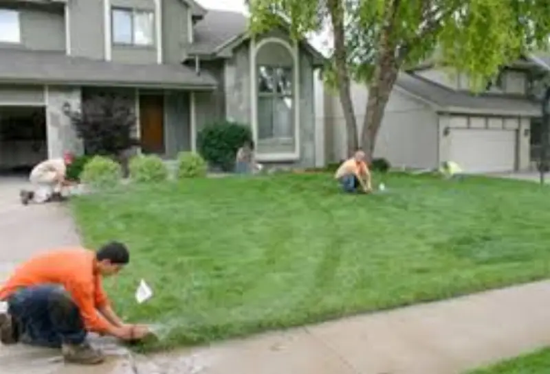 Sprinkler system installed by JLS Landscape in Colorado